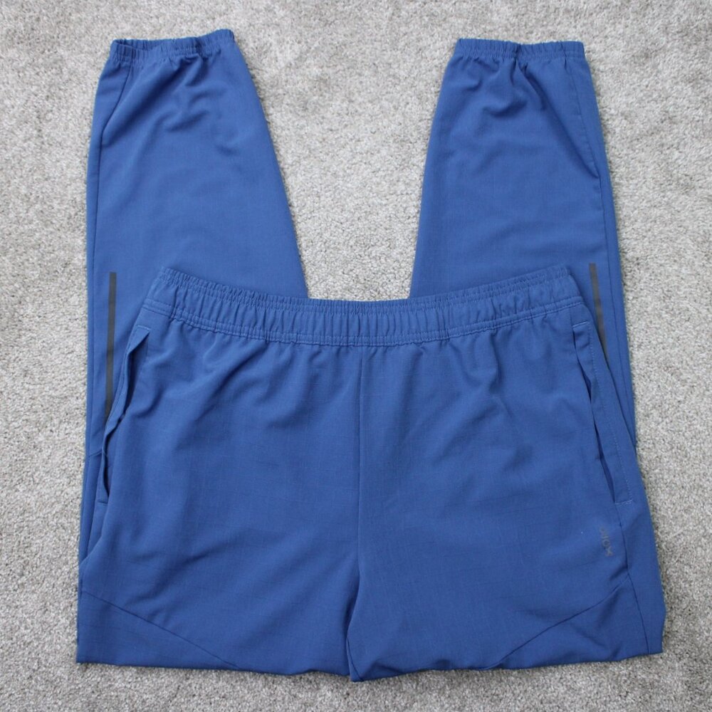 Skora Jogger Pants Mens Large Blue Quick Dry Running Training Gym Active Stretch